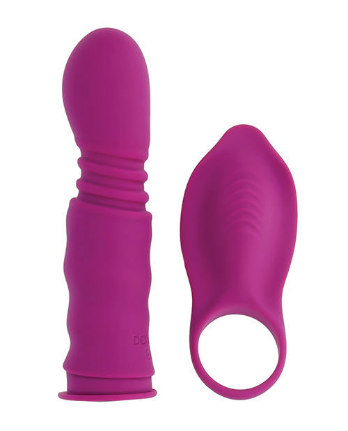 Thumbnail for Playboy Pleasure Match Play Dual Vibrator - Fuchsia