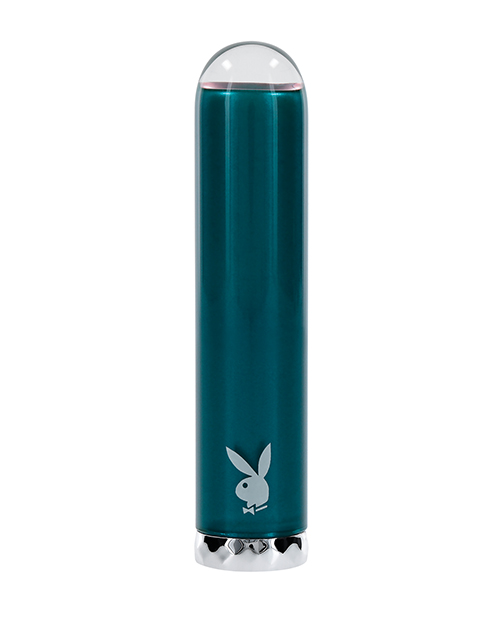 Thumbnail for Playboy Pleasure Emerald Bullet Vibrator - Deep Teal