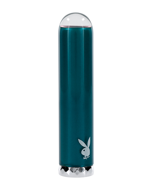 Thumbnail for Playboy Pleasure Emerald Bullet Vibrator - Deep Teal