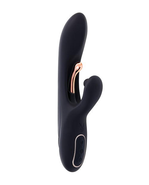 Thumbnail for Playboy Pleasure Aureus Dual G-Spot Vibrator - Black