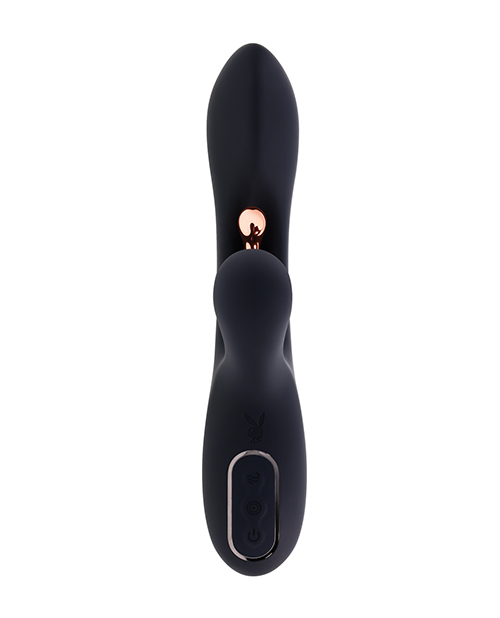 Thumbnail for Playboy Pleasure Aureus Dual G-Spot Vibrator - Black