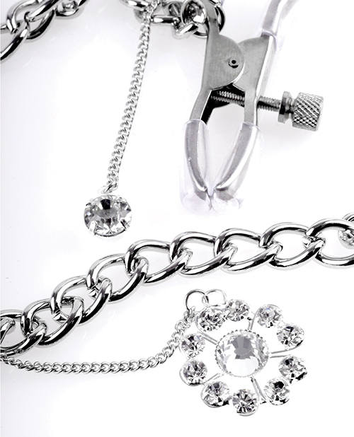 Thumbnail for Fetish Fantasy Series Crystal Nipple Clamps