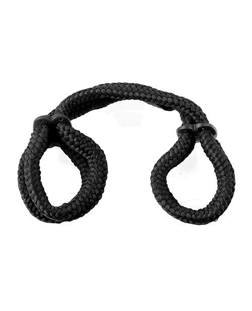 Thumbnail for Fetish Fantasy Series Silk Rope Love Cuffs - Black