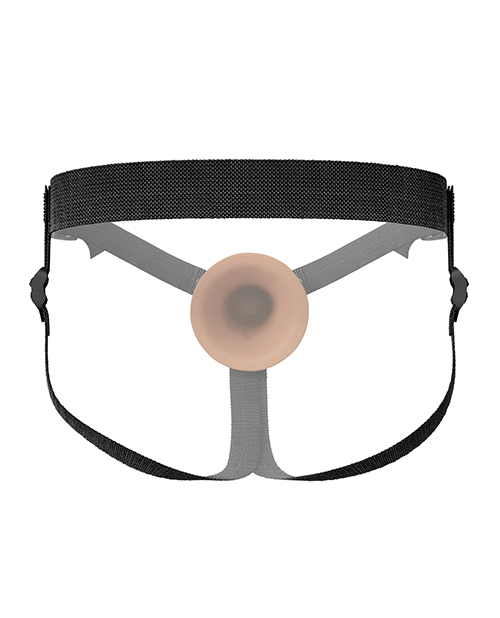 Thumbnail for Fantasy X-Tensions Elite 9" Silicone Hallow Strap-On Dual Density - Brown