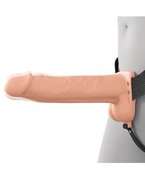 Thumbnail for Fantasy X-Tensions Elite 8" Vibrating Hollow Strap-On - Light