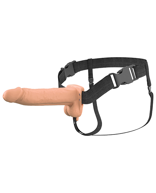 Thumbnail for Fantasy X-Tensions Elite 8" Vibrating Hollow Strap-On - Light