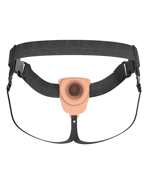 Thumbnail for Fantasy X-Tensions Elite 8" Vibrating Hollow Strap-On - Light