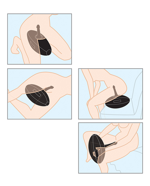 Thumbnail for Fetish Fantasy Series Body Dock Inflatable Love Ball - Black
