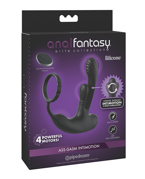 Anal Fantasy Elite Ass-Gasm IntiMotion - Black