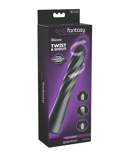 Anal Fantasy Elite Twist Ecstasy - Black