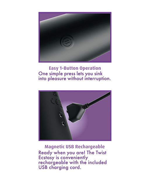 Thumbnail for Anal Fantasy Elite Twist Ecstasy - Black