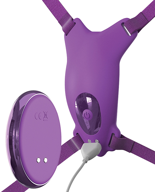 Thumbnail for Fantasy For Her Ultimate Butterfly Strap On - Purple