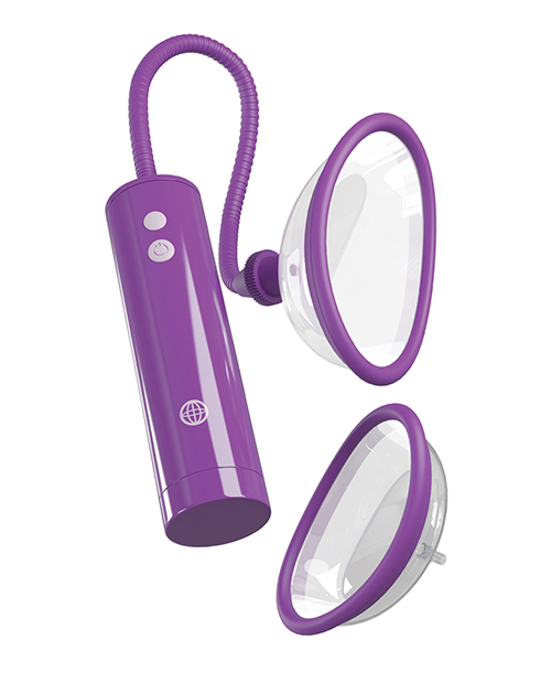 Thumbnail for Fantasy For Her Rechargeable Pleasure Pump Kit - Purple