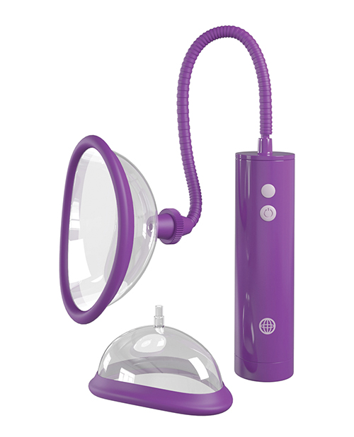 Thumbnail for Fantasy For Her Rechargeable Pleasure Pump Kit - Purple