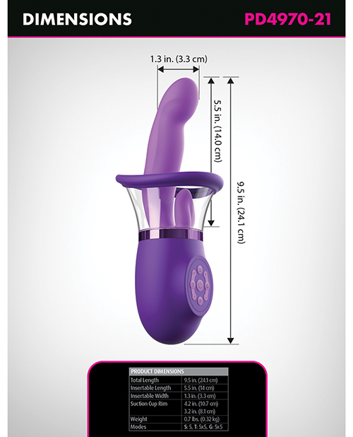 Thumbnail for Fantasy for Her Ultimate Pleasure Pro Plus - Purple