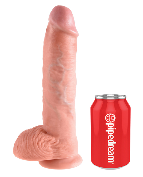 Thumbnail for King Cock 10&quot; Cock w/Balls - Flesh