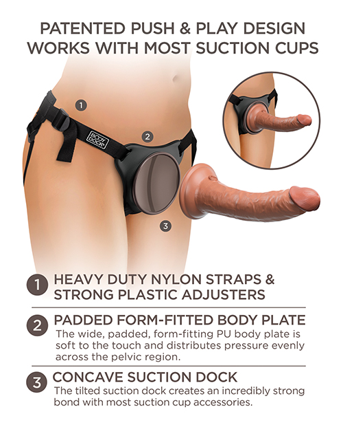 Thumbnail for King Cock Elite Comfy Silicone Body Dock Kit