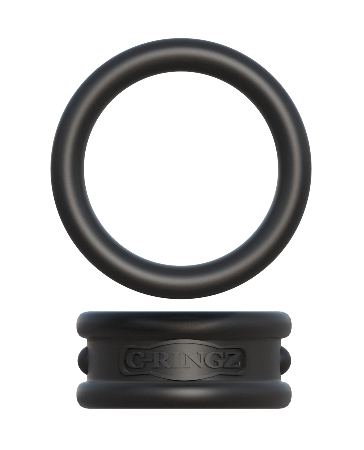 Thumbnail for Fantasy C-Ringz Max Width Silicone Rings - Black