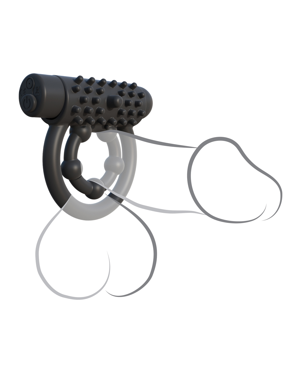 Thumbnail for Fantasy C-Ringz Remote Control Performance Pro - Black