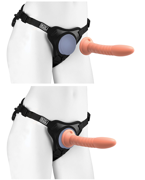 Thumbnail for Dillio Platinum Body Dock SE Strap On Harness - Black