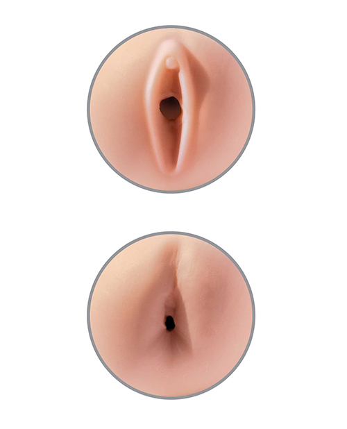Thumbnail for Pipedream Extreme Toyz Tight Grip Dual Density Squeezable Strokers - Pussy &amp; Ass