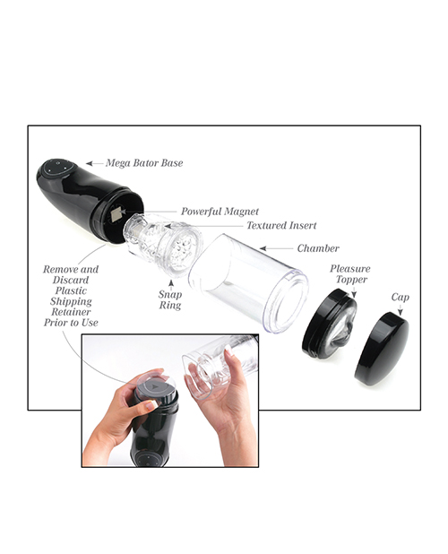 Thumbnail for Pipedream Extreme Toyz Mega Bator Rechargeable Strokers - Mouth