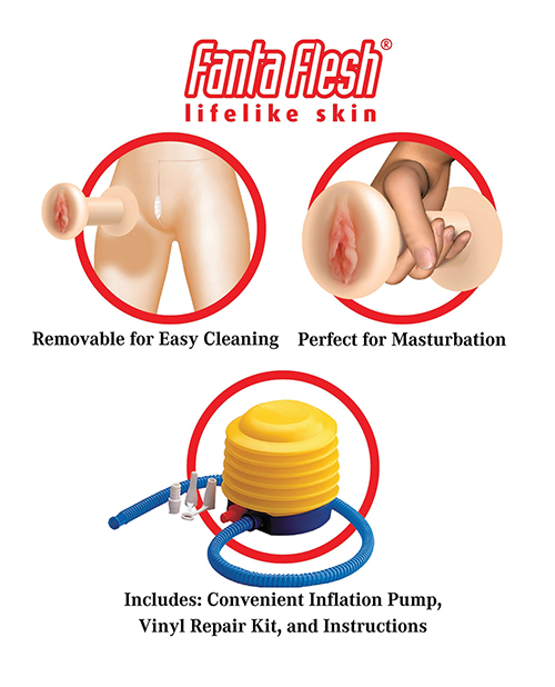 Thumbnail for Pipedream Extreme Dollz Life Size Inflatable Love Doll - Hanna Harper