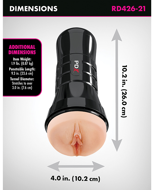 Thumbnail for PDX Extreme Wet Pussies Super Juicy Snatch XXL - Light