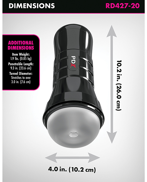 Thumbnail for PDX Extreme Wet Stroker Super Slide & Glide XXL - Frosted
