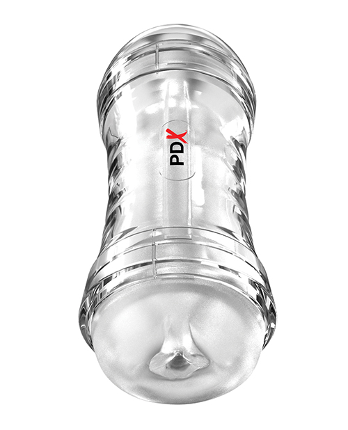 Thumbnail for PDX Extreme Wet Pussies Super Flip-A-Pussy Over Self-Lubricating Stroker - Frosted