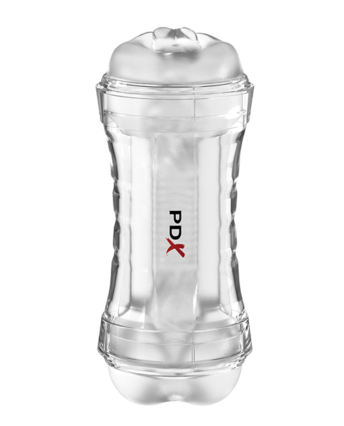 Thumbnail for PDX Extreme Wet Pussies Super Flip-A-Pussy Over Self-Lubricating Stroker - Frosted