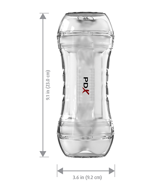 Thumbnail for PDX Extreme Wet Pussies Super Flip-A-Pussy Over Self-Lubricating Stroker - Frosted