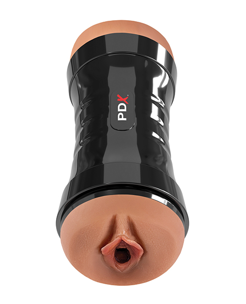 Thumbnail for PDX Extreme Super Flip A-Pussy Over Stroker - Brown