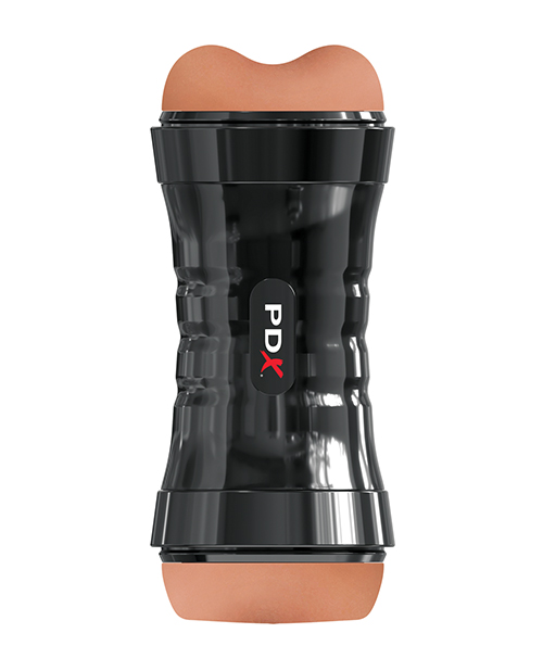 Thumbnail for PDX Extreme Super Flip A-Pussy Over Stroker - Brown