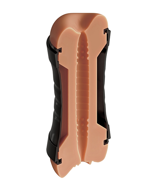 Thumbnail for PDX Extreme Super Flip A-Pussy Over Stroker - Brown