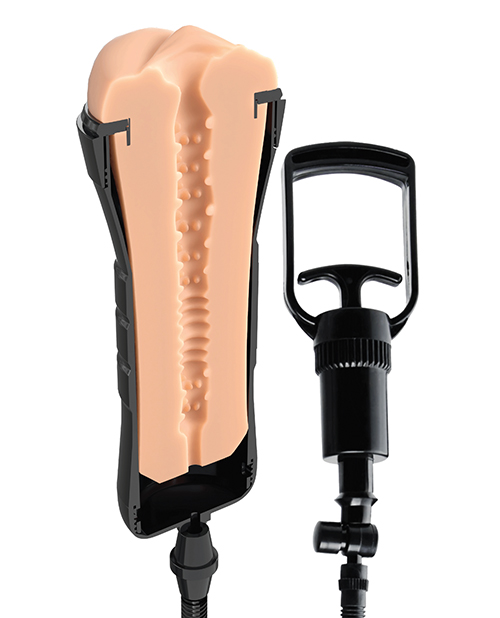 Thumbnail for PDX Extreme Wet Pussies Super Sucker XXL Stroker - Light