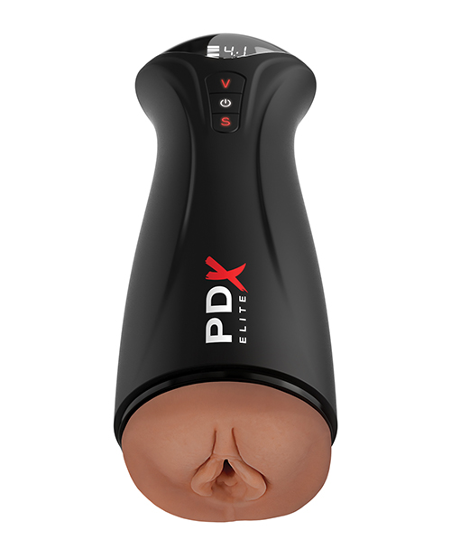 Thumbnail for PDX Elite Fuck Gasm Pussy Stroker - Brown
