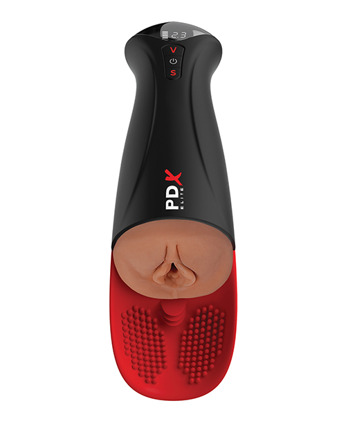 Thumbnail for PDX Elite Fuck-O-Matic Pro XL Pussy Stroker - Brown