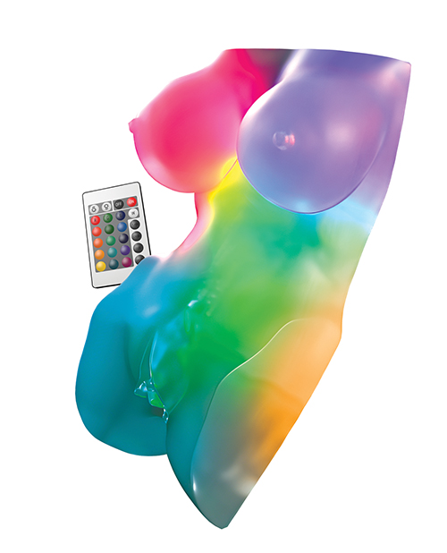 Thumbnail for PDX Elite Go-Go Bator LED Mega Masturbator - Frosted