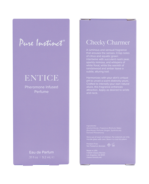 Thumbnail for Pure Instinct Pheromone Perfume Entice - 9.2 ml Spray
