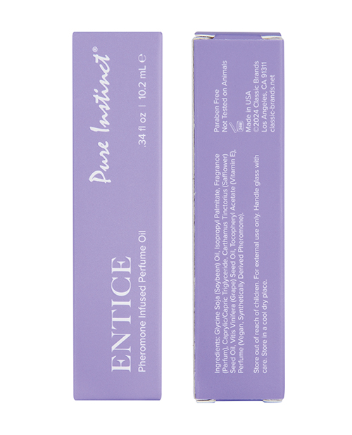 Thumbnail for Pure Instinct Pheromone Perfume Oil Roll On Entice - 10.2 ml