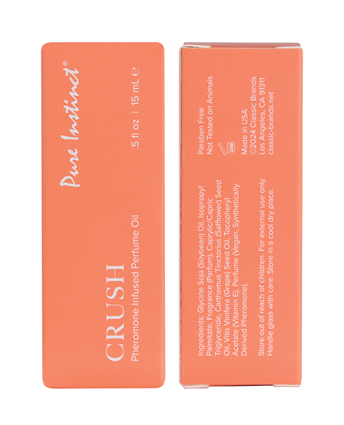 Thumbnail for Pure Instinct Pheromone Perfume Oil Crush - 15 ml Dropper Glass