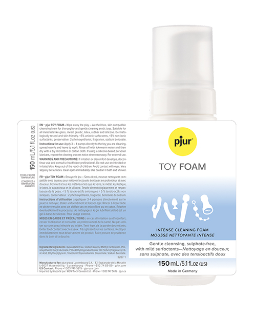 Thumbnail for Pjur Toy Foam - 150 ml Bottle