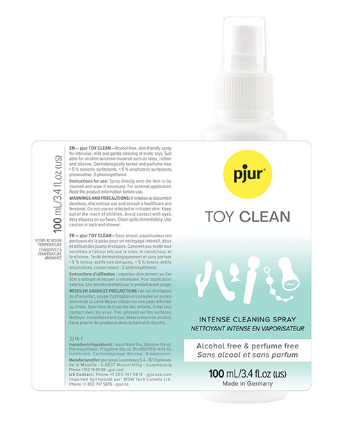 Thumbnail for Pjur Toy Clean - 100 ml Bottle