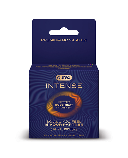 Thumbnail for Durex Intense Nitrile Condoms - Pack of 3