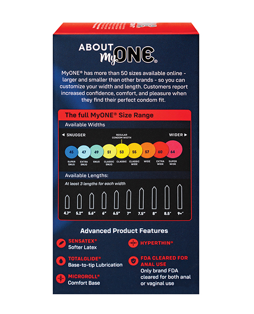 Thumbnail for My One Super Wide Condoms - Pack of 10