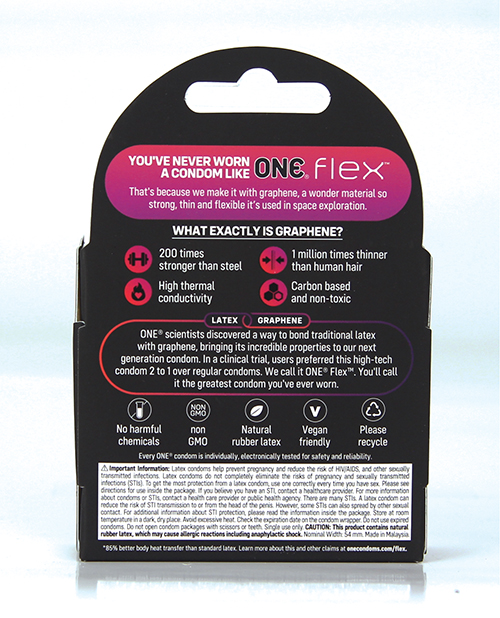 Thumbnail for One Flex Ultra-Thin Condoms - Pack of 3