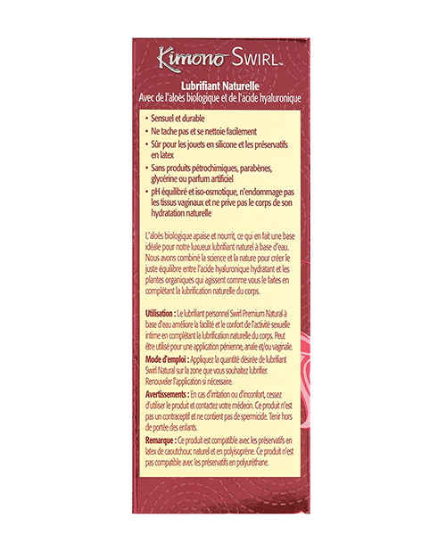 Thumbnail for Kimono Swirl Natural Lubricant - 3.4 oz Pump