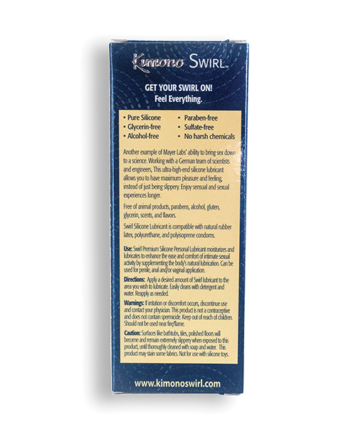 Thumbnail for Kimono Swirl Silicone Lubricant - 3.4 oz Pump