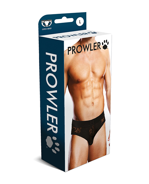 Thumbnail for Prowler Lace Open Back Brief - Black LG